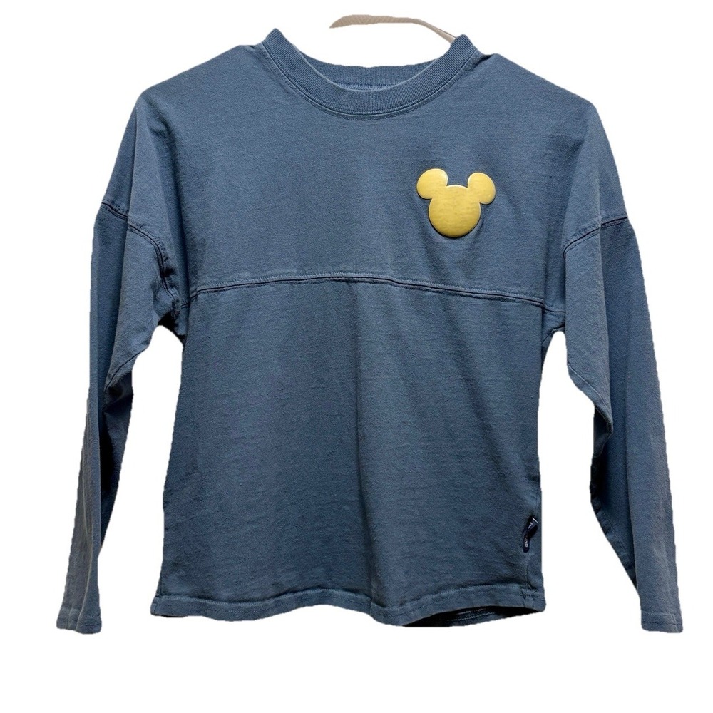 Disneyland Resort Blue Gold Mickey Mouse Spirit Jersey Size Youth‎ Large (10-12)